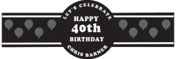 Birthday Cigar Band Template 03