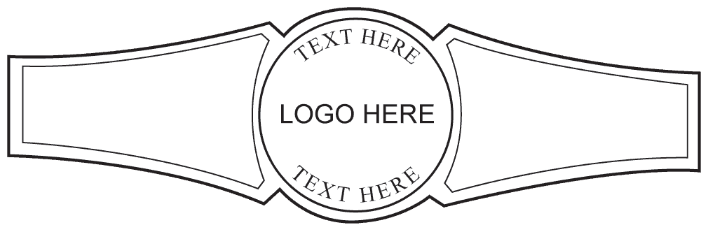 Custom Cigar Band Template 06 Personal Cigar Bands